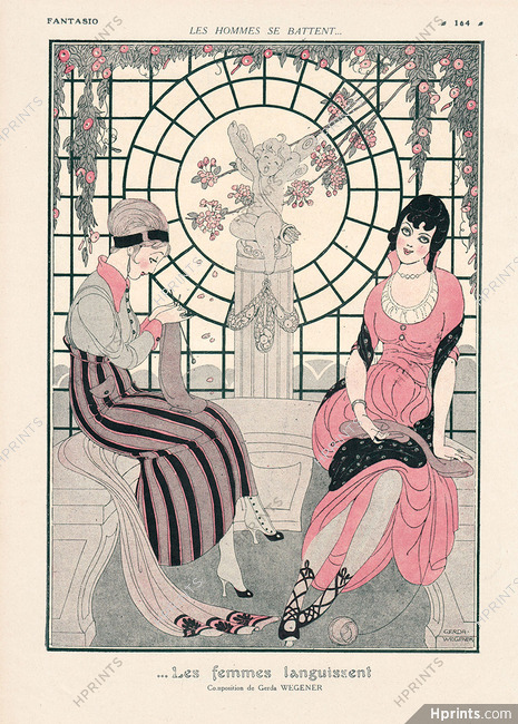 Gerda Wegener 1915 Elegant Parisienne