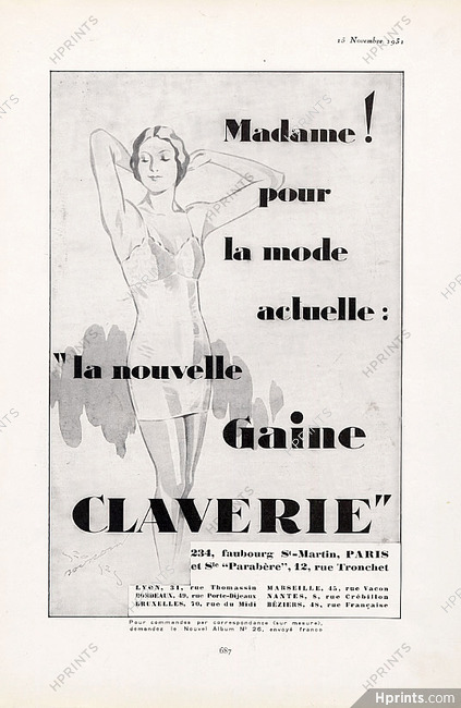 Claverie 1931 Girdle