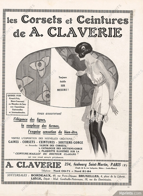 Claverie 1925 Corset