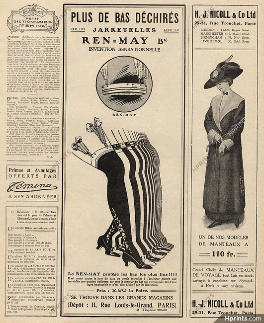 Ren-May (Garters) 1911