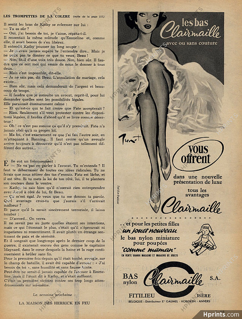 Clairmaille 1959 Brénot, Stockings