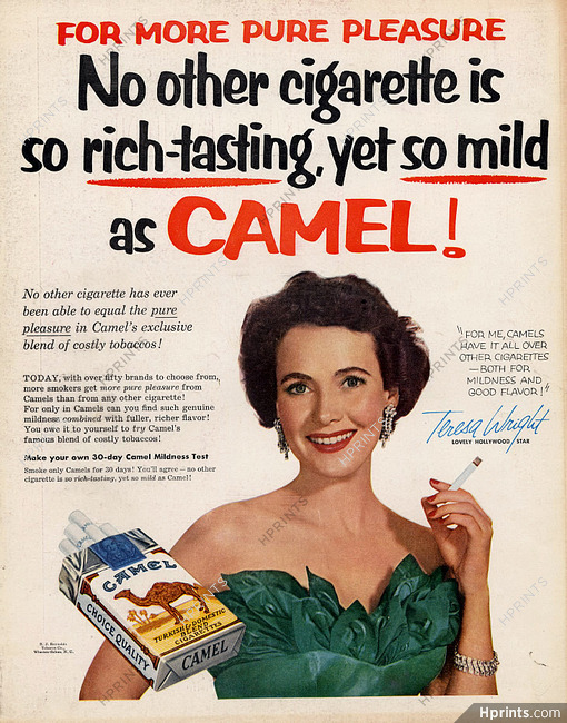 Camel 1955 Teresa Wright