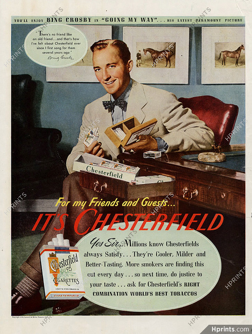 Chesterfield 1944 Bing Crosby