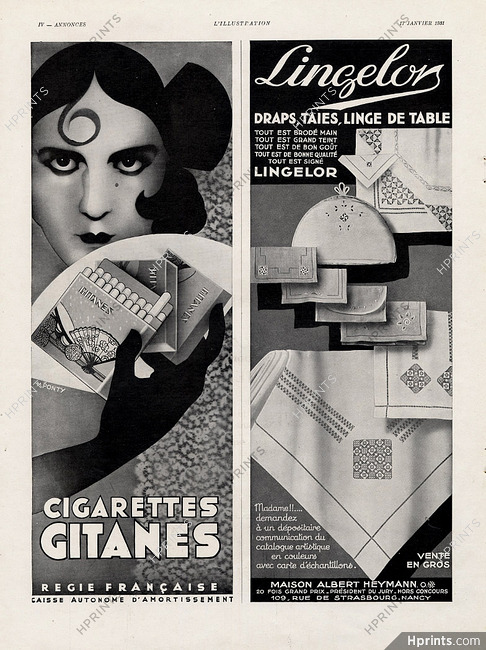 Gitanes 1931 Max Ponty