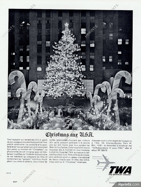 TWA (Airlines) 1961 Christmas Tree
