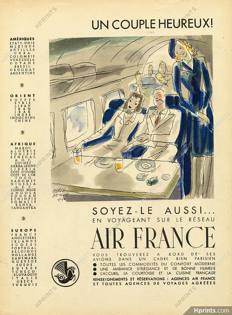 Air France (Airlines) 1947 Hervé Baille (L)
