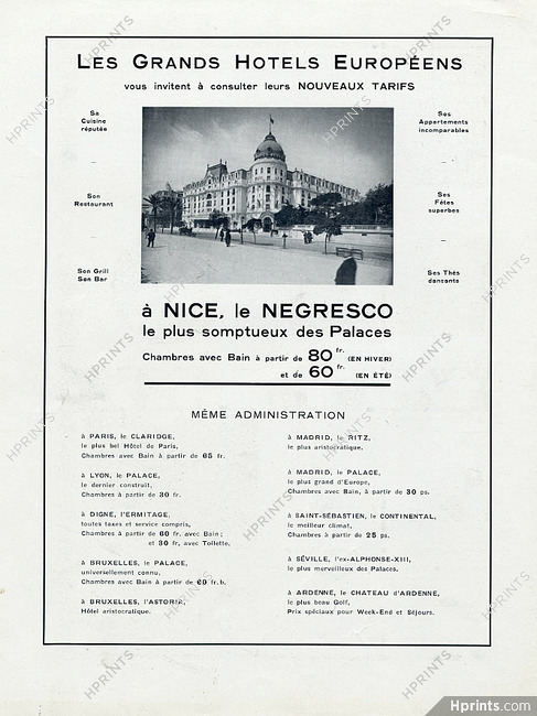 Hôtel Negresco (Nice) 1932