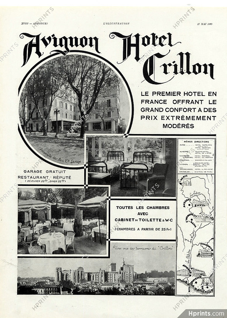 Hôtel Crillon (Avignon) 1930