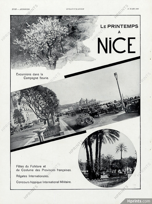 Nice 1932 Printemps, Promenade des Anglais