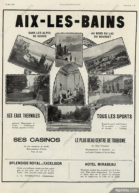 Aix-les-Bains 1924