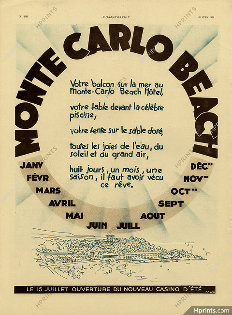 Monte Carlo Beach 1931 Casino