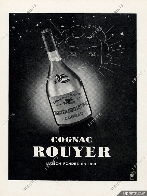 Rouyer, Guillet & Cie (Brandy) 1946 Cognac Fine Champagne