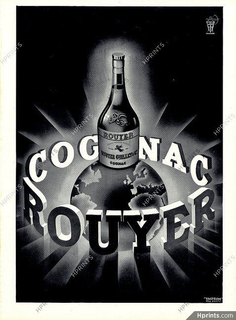 Cognac Rouyer 1947 Max Ponty