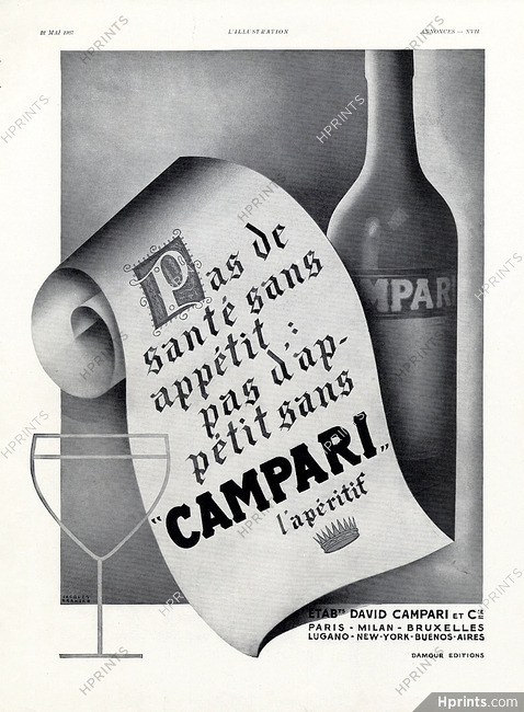 Campari 1937 Jacques Branger