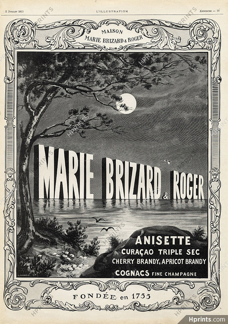 Marie Brizard & Roger 1913 Varraud