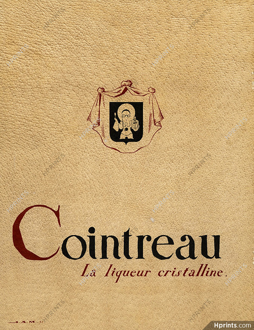 Cointreau 1937 Jean Adrien Mercier, Label