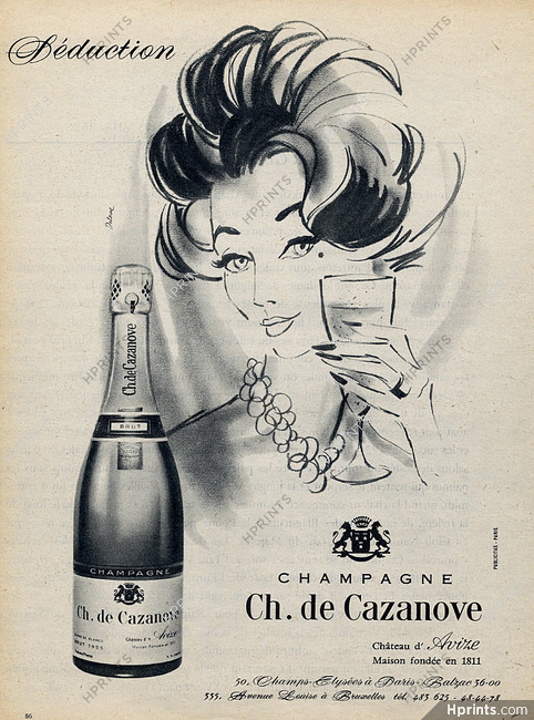 Ch. de Cazanove (Champain) 1957 Delorme