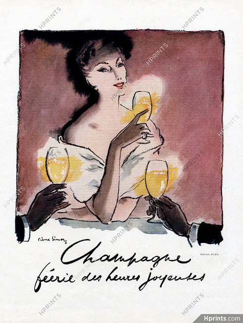Le Champagne 1948 Féerie des Heures Joyeuses, Pierre Simon