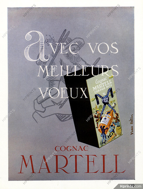 Martell (Cognac) 1952 Yves Bétin