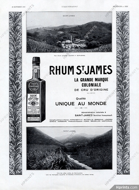 Saint-James (Rhum) 1930