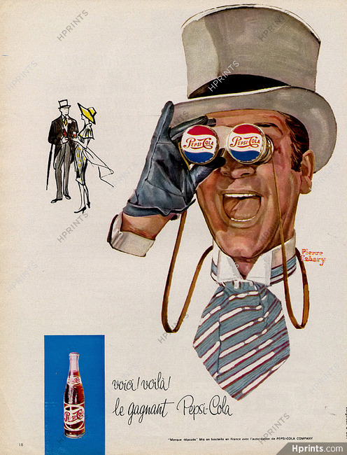 Pepsi-Cola 1963 Pierre Tabary
