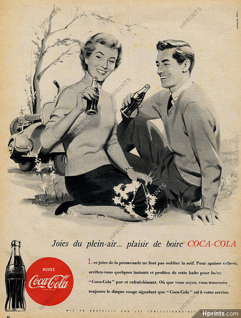 Coca-Cola 1954 Lovers, B. Wirts