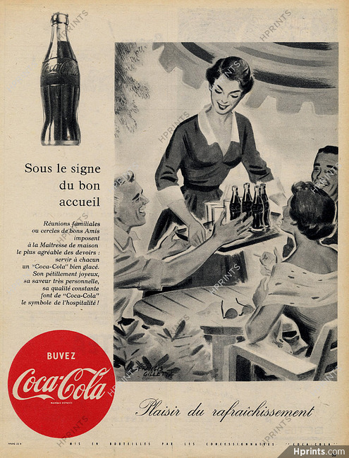 Coca-Cola 1953 Francis Gilletta