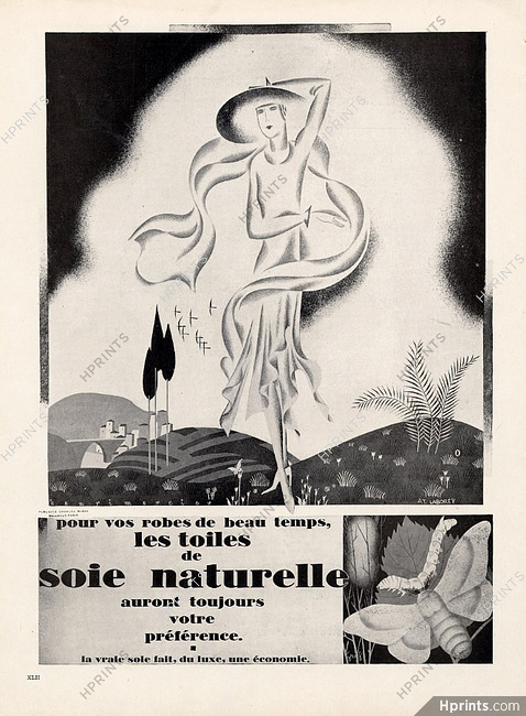 Soie Naturelle 1929 Henri Mercier