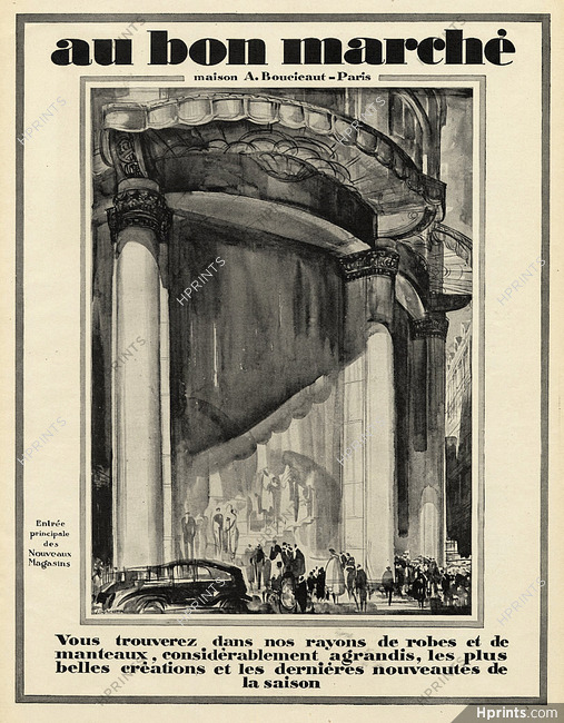 Au Bon Marché 1926 Entrance