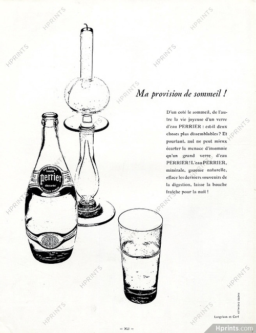 Perrier (Water) 1955