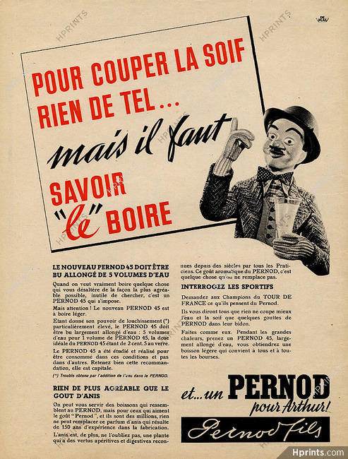 Pernod 1942 Arthur, Guignol