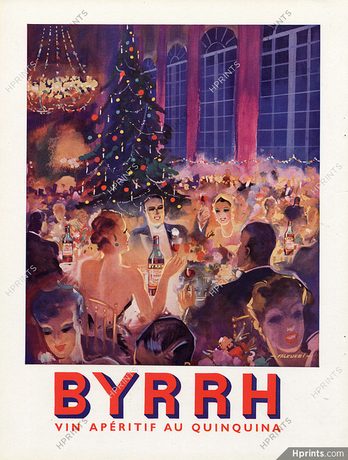 Byrrh 1954 Christmas party, Falcucci