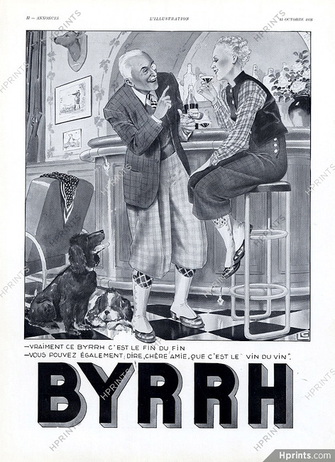 Byrrh 1938 Léonnec, Dogs