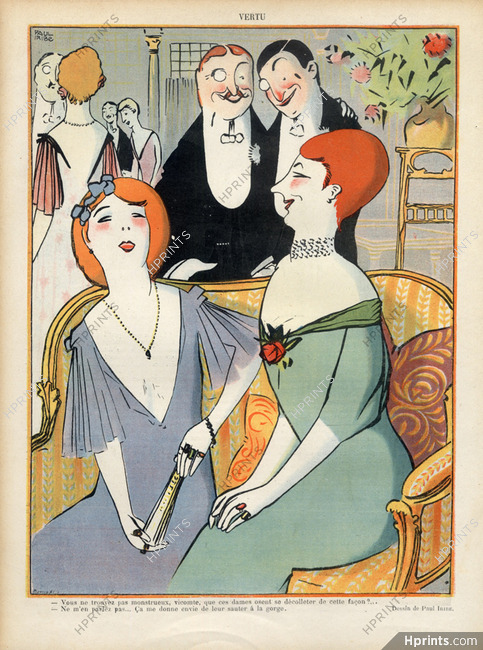 Paul Iribe 1905 Elegant Parisienne Art Nouveau Style