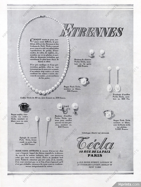 Técla (Jewels) 1930