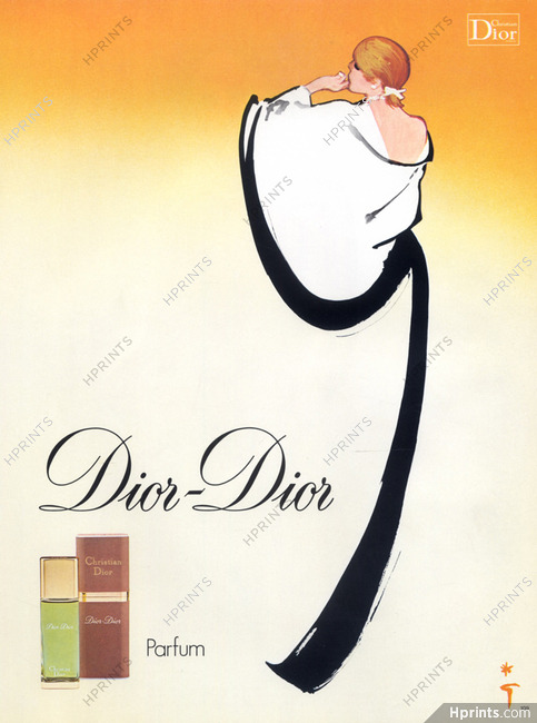Christian Dior (Perfumes) 1979 Dior-Dior, René Gruau