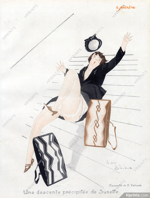 Sacha (Alexander Davidovich) Zaliouk 1926 Fall in Staircases