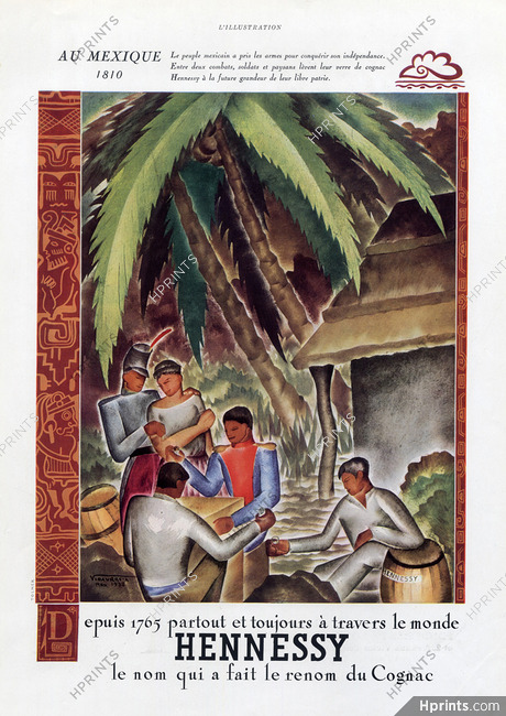 Hennessy (Cognac) 1938 Au Mexique, Vidaurreta