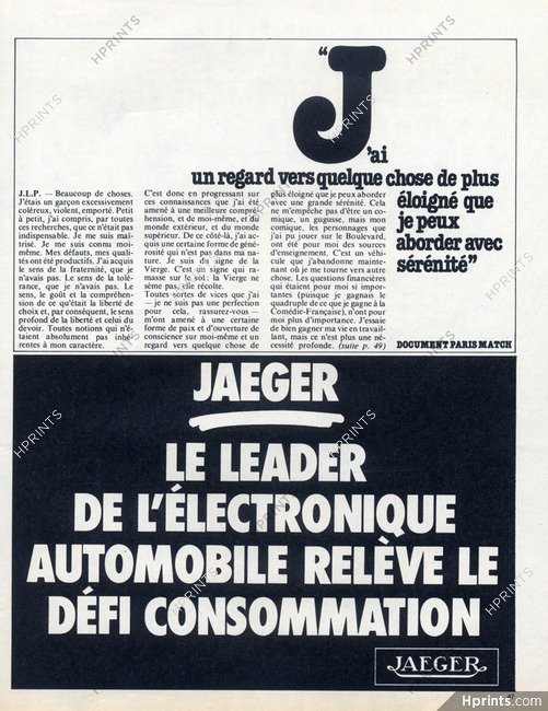 Jaeger-leCoultre (Watches) 1980 Le Leader de l'Electronique Automobile