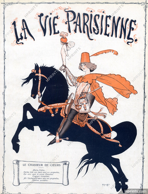 Chéri Hérouard 1913 Charming Rider, Medieval Costumes