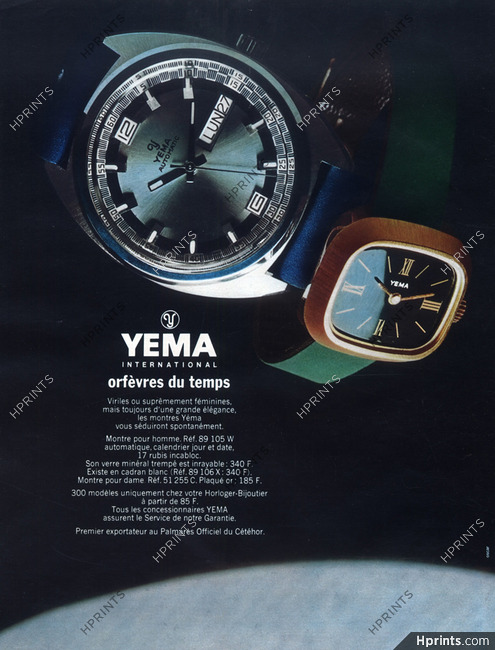 Yema (Watches) 1972 Automatic