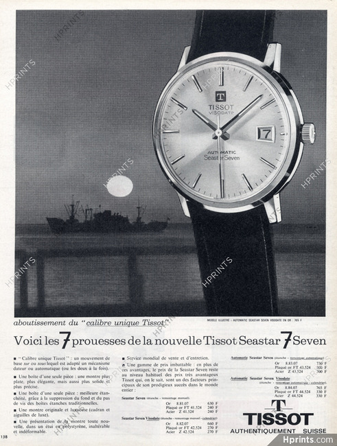 Tissot (Watches) 1963 Visodate