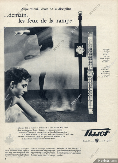 Tissot (Watches) 1957 Ballet