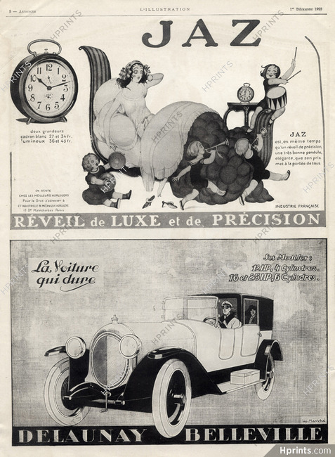 JAZ (Watches) 1923 Alarm Clock, Gerda Wegener Children