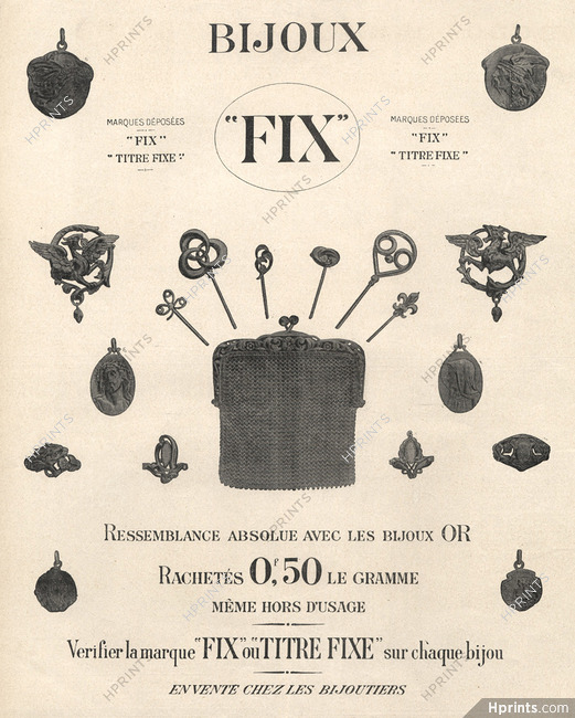 Fix (Jewels) 1907 Art Nouveau Style