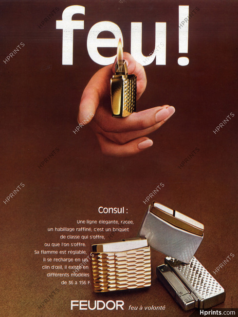 Feudor (Lighters) 1969 Model Consul