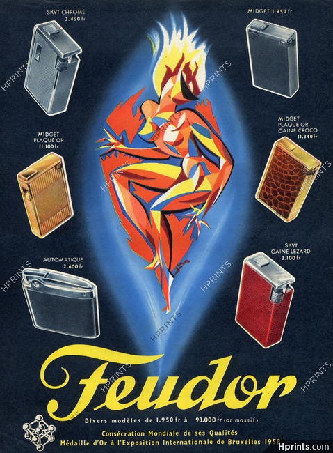 Feudor (Lighters) 1958 Model Skyt, Midget