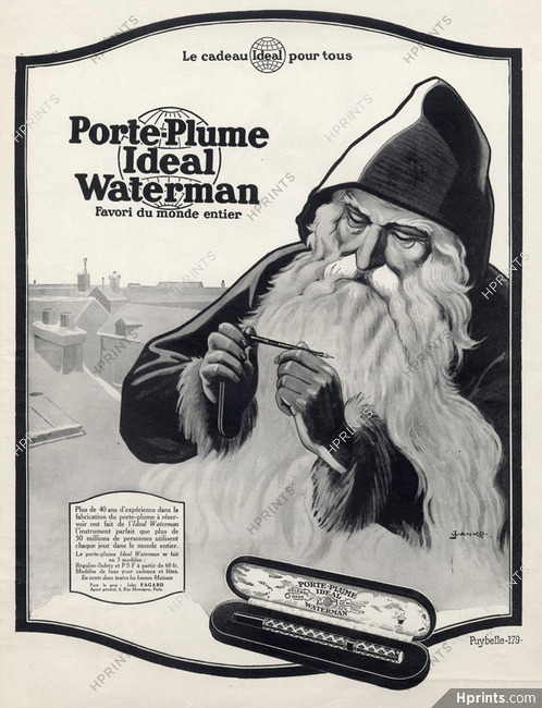 Waterman (Pens) 1925 J.Wanko, Santa