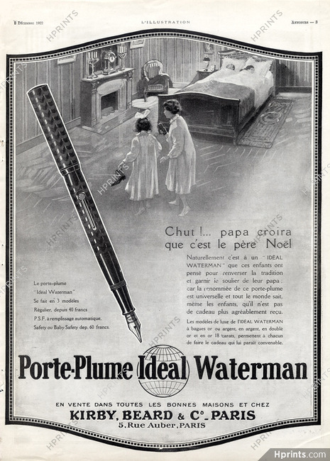Waterman (Pens) 1922 Christmas Children