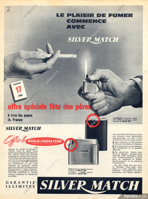 Silver Match (Lighters) 1962